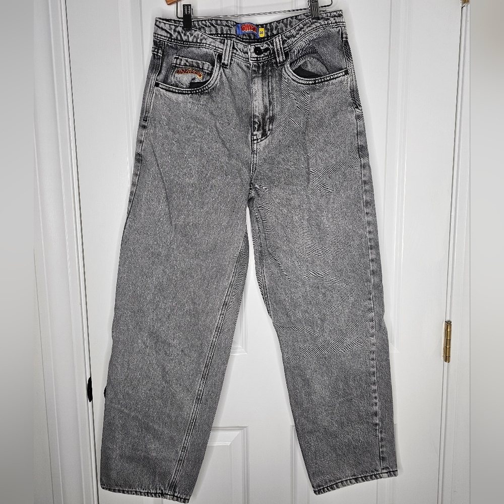 Empyre Baggy Jeans - black washed denim